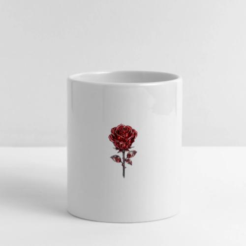 Silver Rose - Mug with Heart Handle