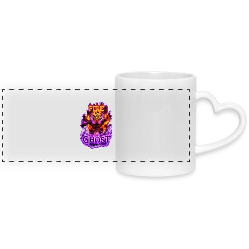 The Fire Ghost 26 - Mug with Heart Handle