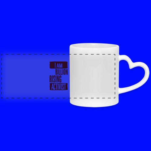 One Billion Rising Italy - Mug with Heart Handle