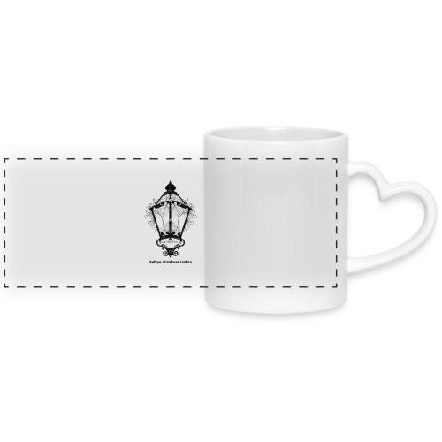 Antique Christmas Lantern T-Shirt - Mug with Heart Handle