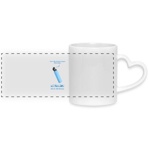 Emotional Support Water Bottle T-Shirt | Still Anx - Mug with Heart Handle
