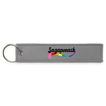 SAGAPONACK THE HAMPTONS Queer Vacation LGBTQ - Jet Tag Keychain - gray - Front