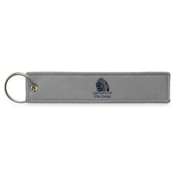 Lemurs on the Loose Neon - Jet Tag Keychain - gray - Front