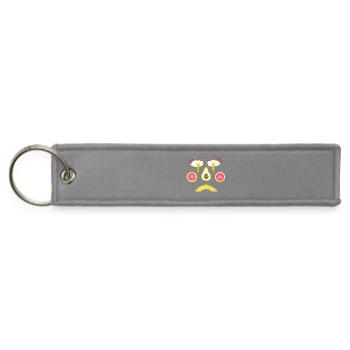 Not So Sunny-Side-Up - Jet Tag Keychain - gray - Front