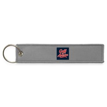 America Patriotic Design - Jet Tag Keychain - gray - Front