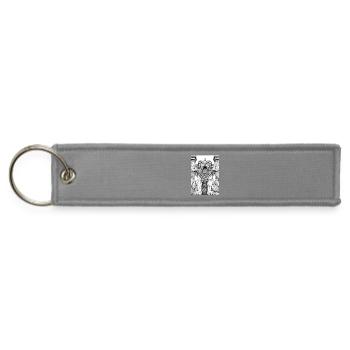Cerberus Ancient Marble Guardian - Jet Tag Keychain - gray - Front