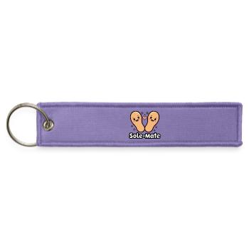 Sole Mate Cartoon Feet - Jet Tag Keychain - lavender - Front