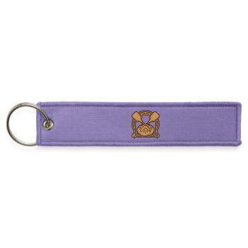 Bakers Peel Bread Crest - Jet Tag Keychain - lavender - Front
