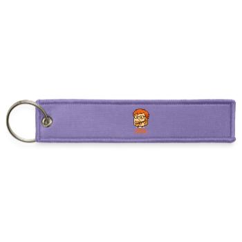 BREAD SHEERAN – Funny Pop Music Pun Meme - Jet Tag Keychain - lavender - Front