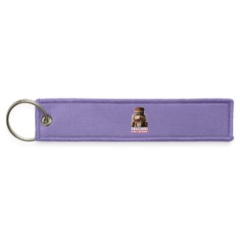 Crackers Love Christmas cheeky holiday humor - Jet Tag Keychain - lavender - Front