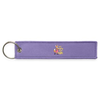 Not Angry Just Mom – Funny Motherhood Quote T-Shir - Jet Tag Keychain - lavender - Front