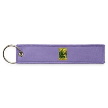 Rachmaninoff at the Piano - Jet Tag Keychain - lavender - Front