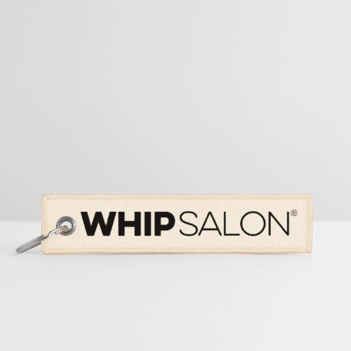 Whip Salon Horizontal Logo - Jet Tag Keychain
