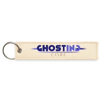 Ghosting Core Neon Emblem - Jet Tag Keychain - creme - Front