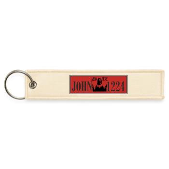 John1224 - Jet Tag Keychain - creme - Front