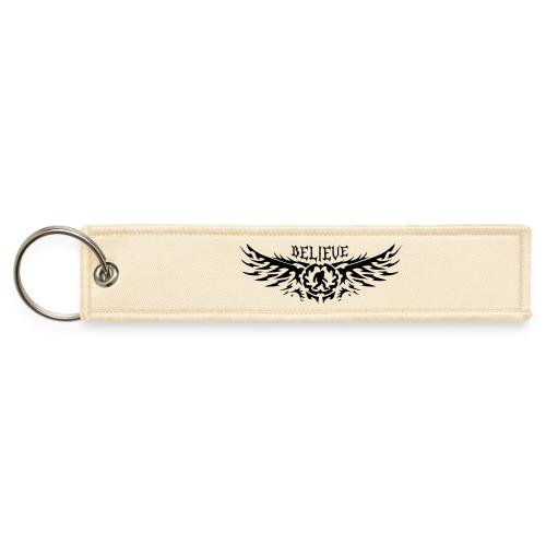 BELIEVE - Jet Tag Keychain