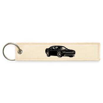 Awaiting design image - Jet Tag Keychain - creme - Front