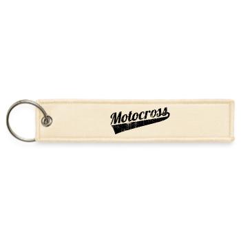 Motocross - Jet Tag Keychain - creme - Front