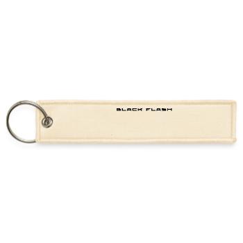 BLACK FLASH | Kinetic Impact & Pure Focus Aestheti - Jet Tag Keychain - creme - Front