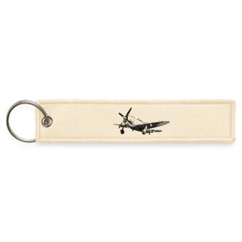 P-47 Thunderbolt - Jet Tag Keychain - creme - Front