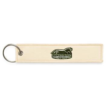 The Uffington White Horse - Jet Tag Keychain - creme - Front