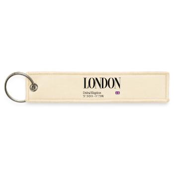 Design analysis pending - Jet Tag Keychain - creme - Front