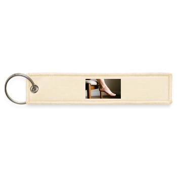 Female feet - Jet Tag Keychain - creme - Front