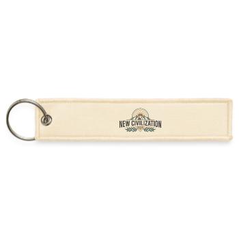 New Civilization Sunrise - Jet Tag Keychain - creme - Front