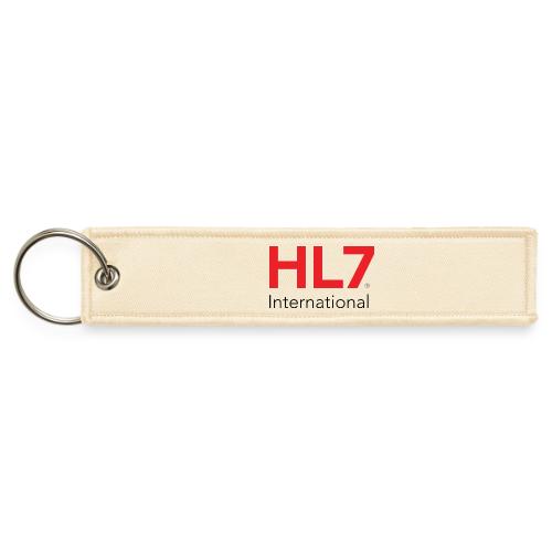 HL7 International - Jet Tag Keychain
