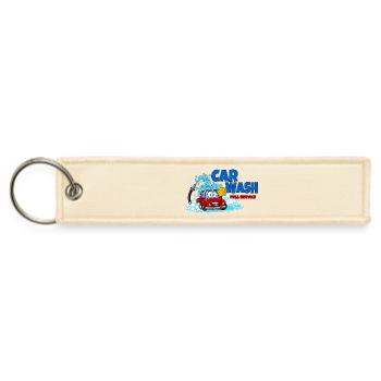 Cartoon Car Wash Full Service - Jet Tag Keychain - creme - Front