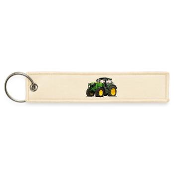 Tractor John - Jet Tag Keychain - creme - Front