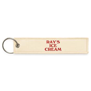 Ray's Ice Cream  - Jet Tag Keychain - creme - Front