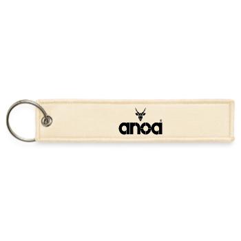 Anoa Vibe Check - Jet Tag Keychain - creme - Front