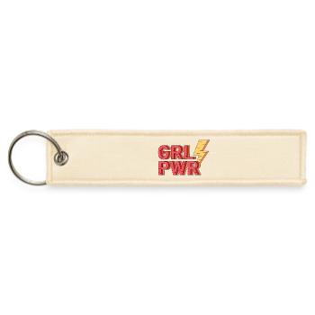 PWR Lightning - Jet Tag Keychain - creme - Front