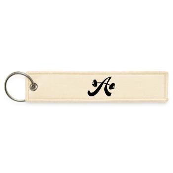 Austin Simply Fit A Barbell - Jet Tag Keychain - creme - Front