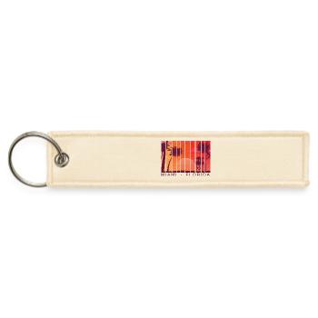 Miami Florida Sunset - Jet Tag Keychain - creme - Front
