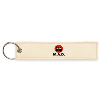 MAD - Jet Tag Keychain - creme - Front