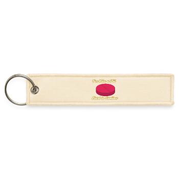 im like pill to hard Swallow - Jet Tag Keychain - creme - Front