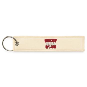 Heart Full Love - Jet Tag Keychain - creme - Front