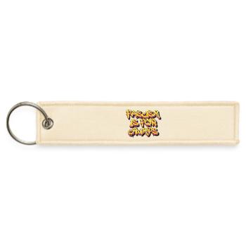 Fascism_gold - Jet Tag Keychain - creme - Front