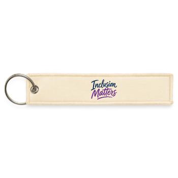 Inclusion Matters Special Education Kindness - Jet Tag Keychain - creme - Front