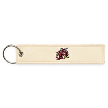 Fire truck racing - Jet Tag Keychain - creme - Front