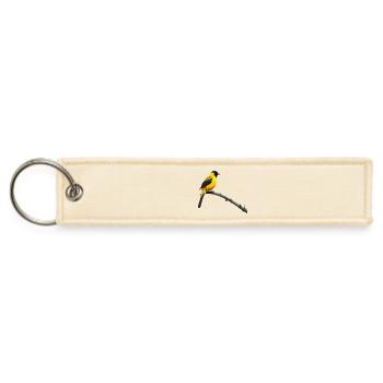 Bird - Jet Tag Keychain - creme - Front