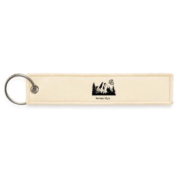 Please provide design details - Jet Tag Keychain - creme - Front
