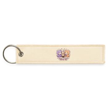 Coffee Duo Cozy Cat 2 Player - Jet Tag Keychain - creme - Front
