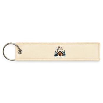 Home for the Holidays - Jet Tag Keychain - creme - Front