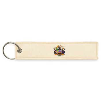 Spooky Fun Bash 2025 Cute Monsters & Ghosts - Jet Tag Keychain - creme - Front