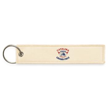 Catalina Grand Prix Vintage Moto - Jet Tag Keychain - creme - Front