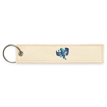 Alien Technologist Holographic Console - Jet Tag Keychain - creme - Front