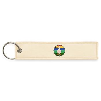 Cool Design Duck No Gender Only Goose Dark Shirt - Jet Tag Keychain - creme - Front